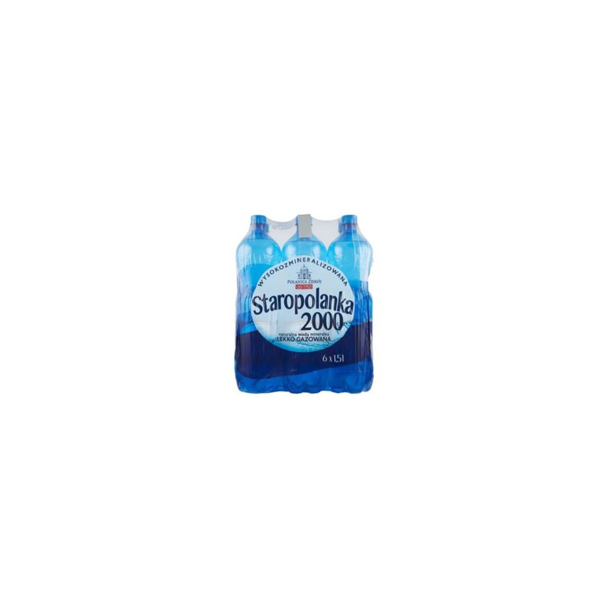  STAROPOLANKA 2000 WODA MINERALNA LEKKO GAZOWANA 6X1,5L