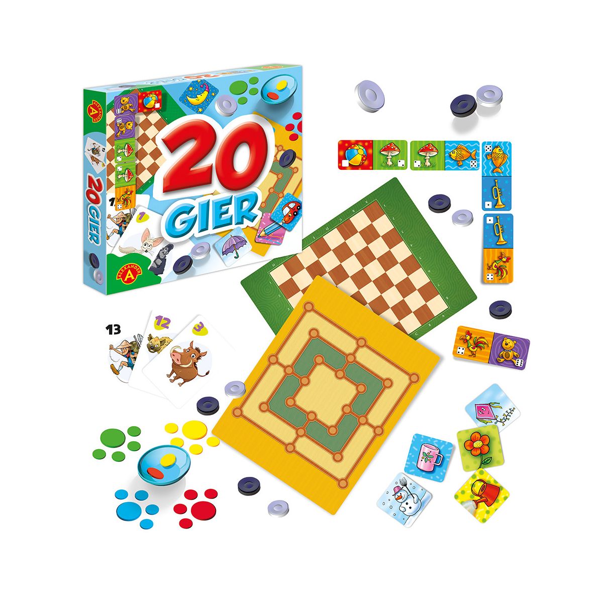 Gra edukacyjna 20 gier Alexander