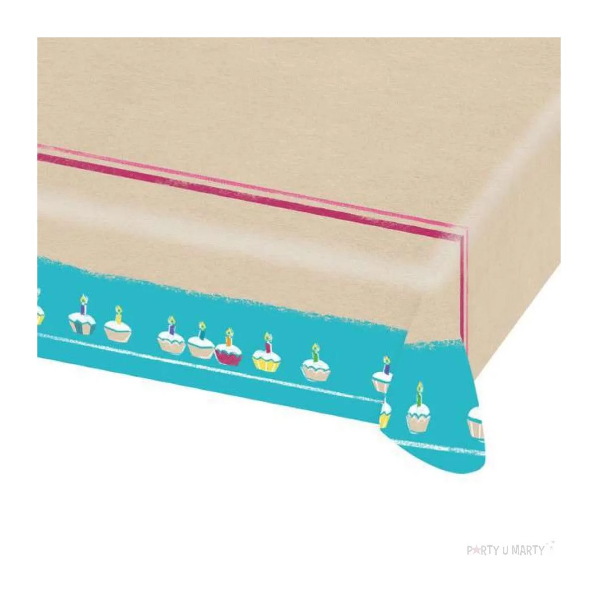 Obrus Amscan Happy Birthday papier [mm:] 120x1300 (9904394)