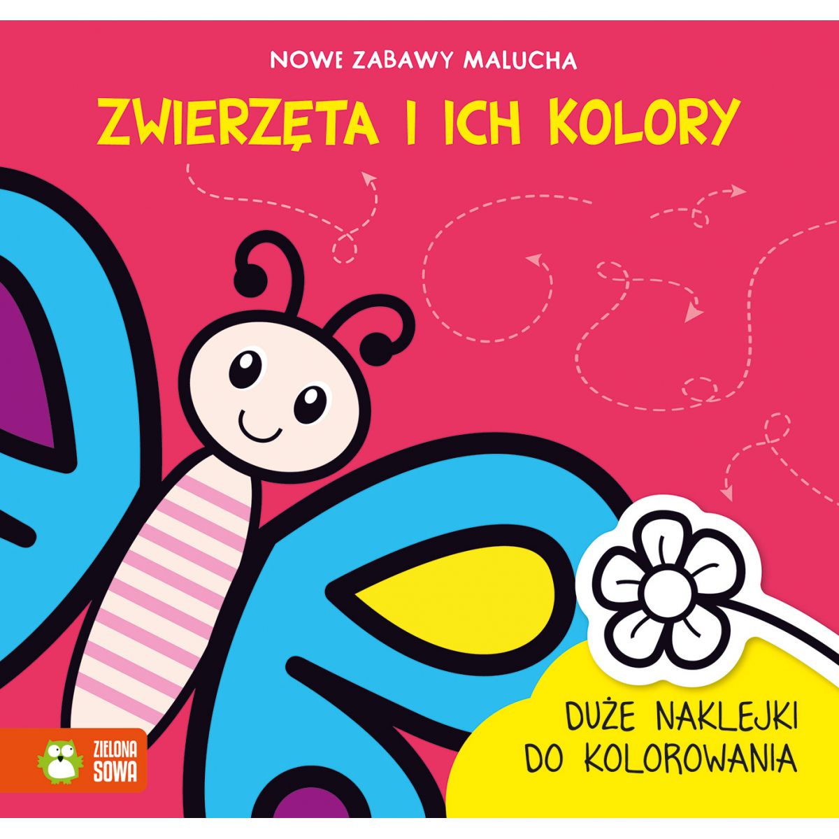 Książeczka edukacyjna Zielona Sowa Nowe zabawy malucha. Zwierzęta i ich kolory