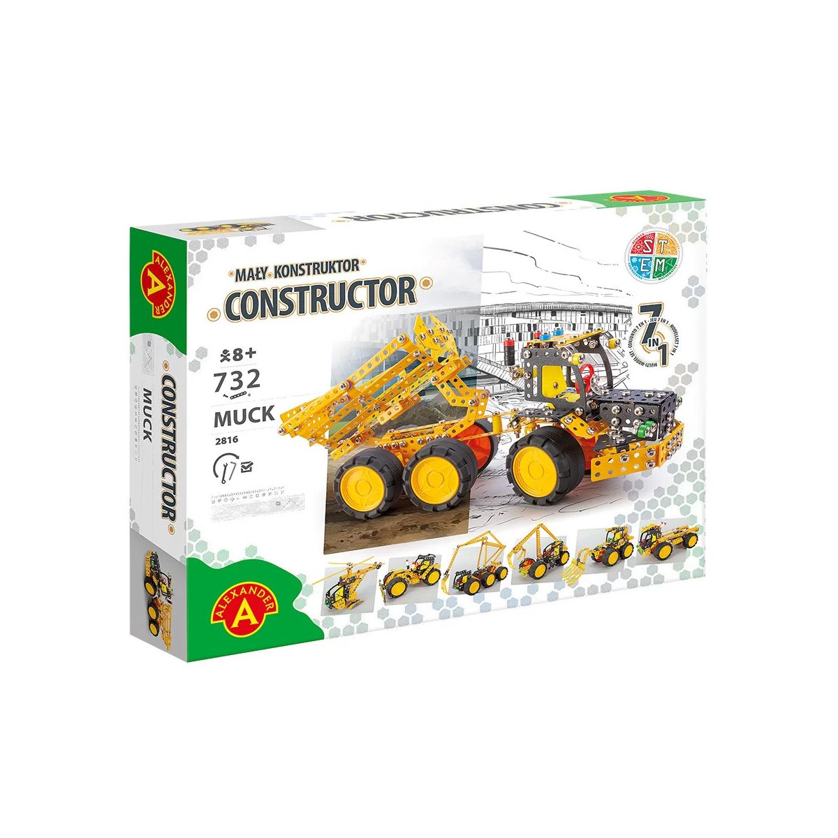 Klocki konstrukcyjne PRO-MUCK (7in1) Alexander (28164)