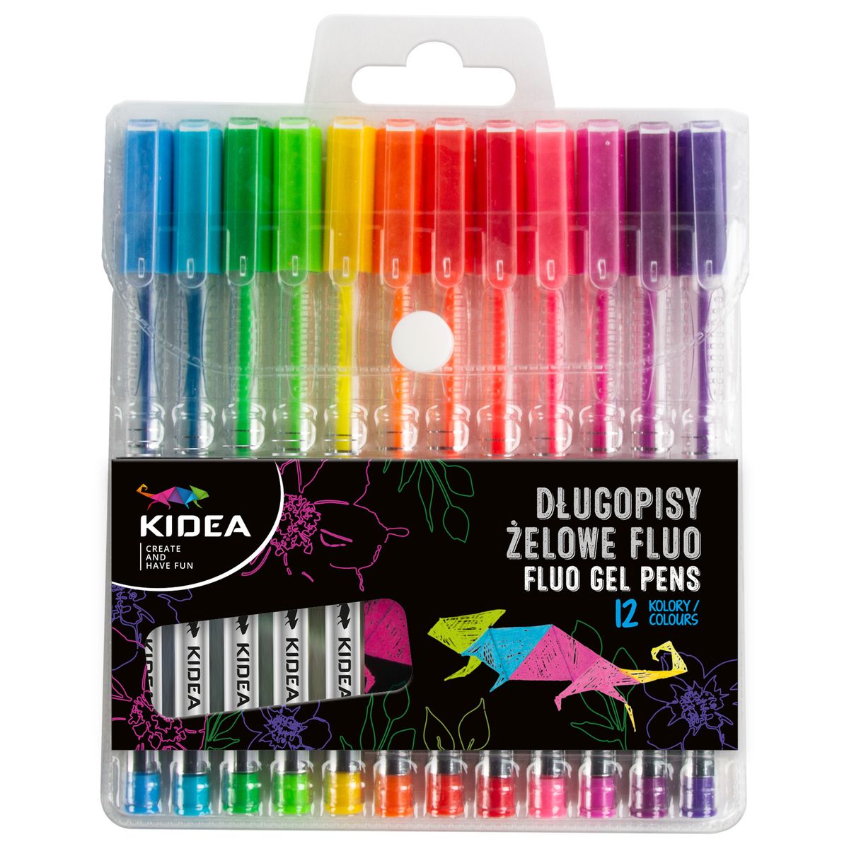 Długopis zelowe mix Kidea (DZFA12KA)