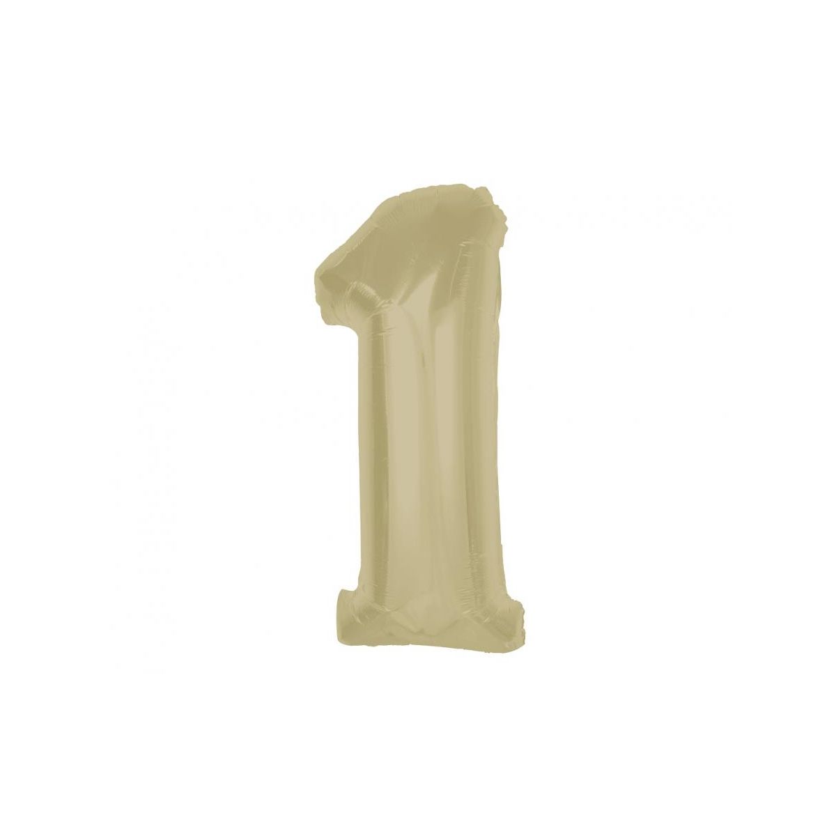 Balon foliowy Godan Smart cyfra 1, matowa latte, 92 cm (CH-S9L1)