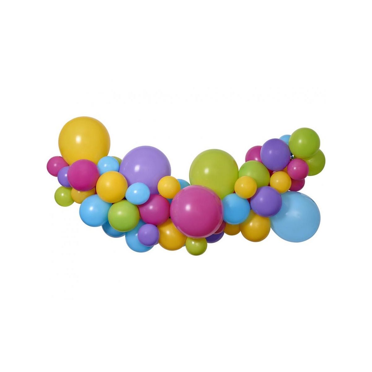 Girlanda balonowa kolorowa 65szt. Godan (031294)