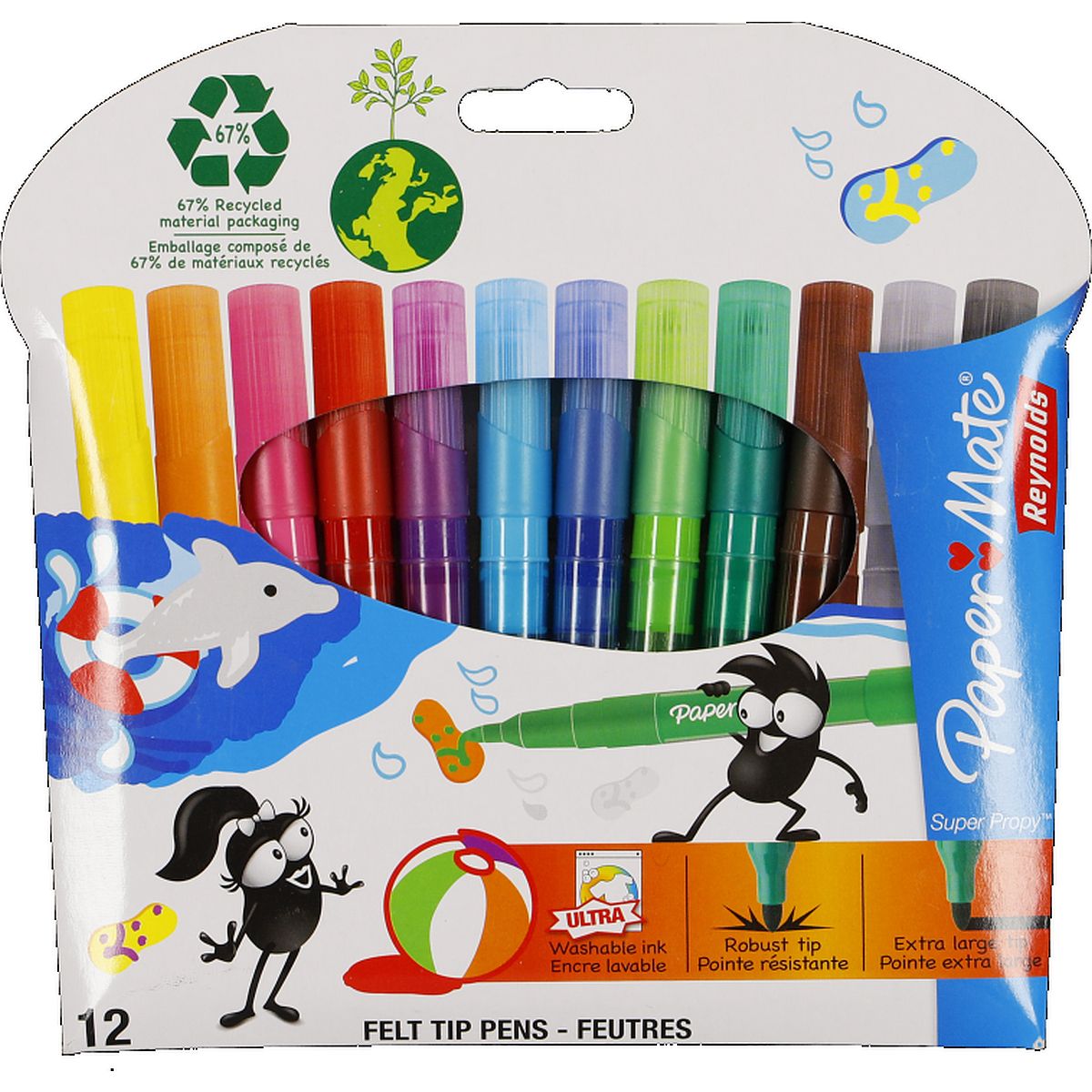 Flamaster Paper Mate 12 kol. (S0250692)