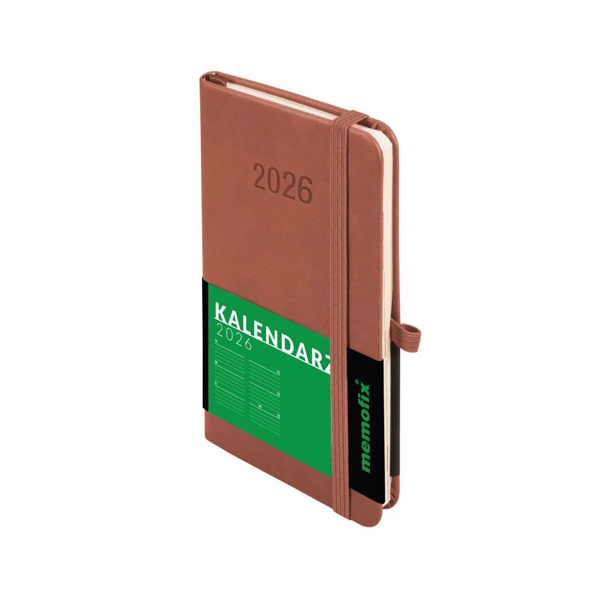 Kalendarz książkowy (terminarz) 2026 MOCHA MOUSSE TDW A6 Antra