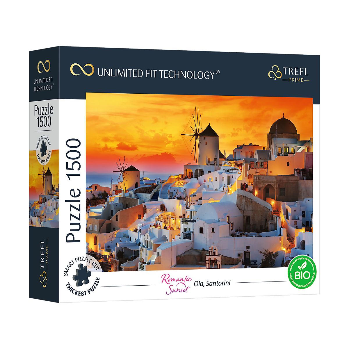 Puzzle Trefl Romantic Sunset: Oia, Santorini 1500 el. (26195)