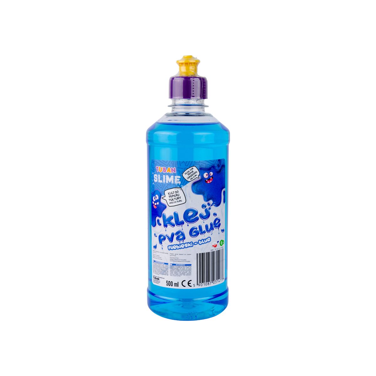 Klej artystyczny Tuban niebieski 0,5 l 500g (TU3147)