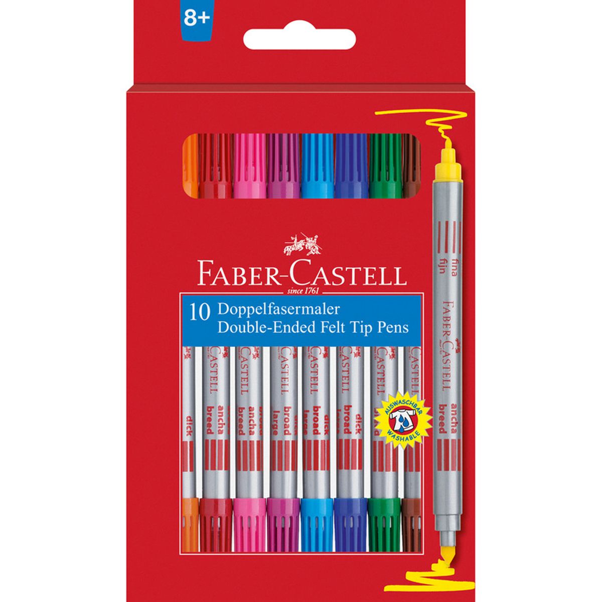 Flamaster Faber Castell Pitt Arist 10 kol. (FC151110)