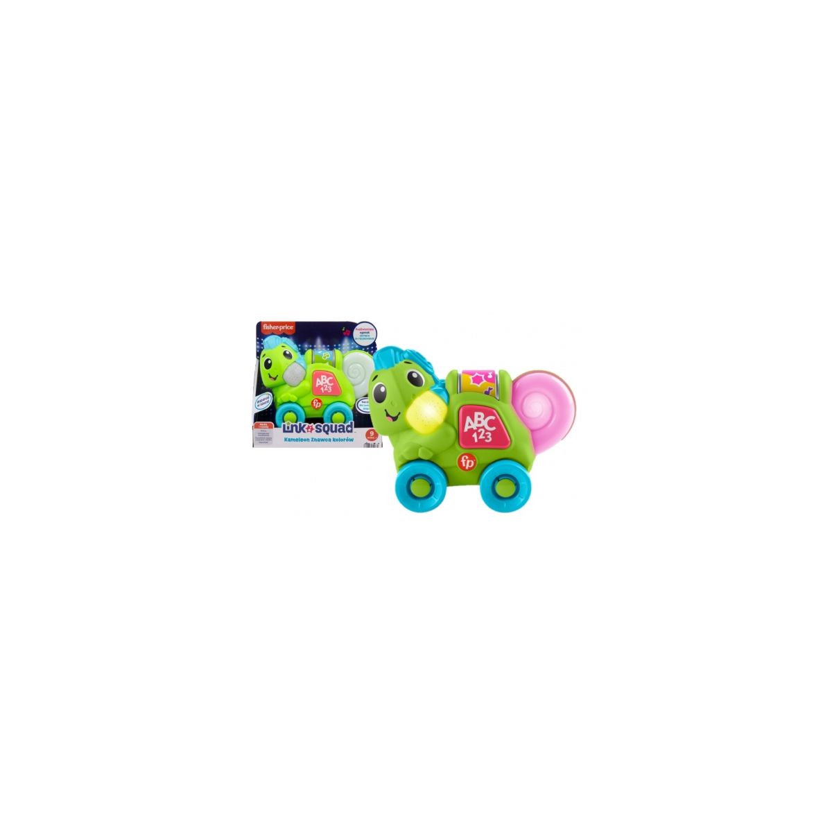 Zabawka edukacyjna Fisher Price LINK SQUAD KAMELON ZNAWCA KOLORÓW (HYL34)