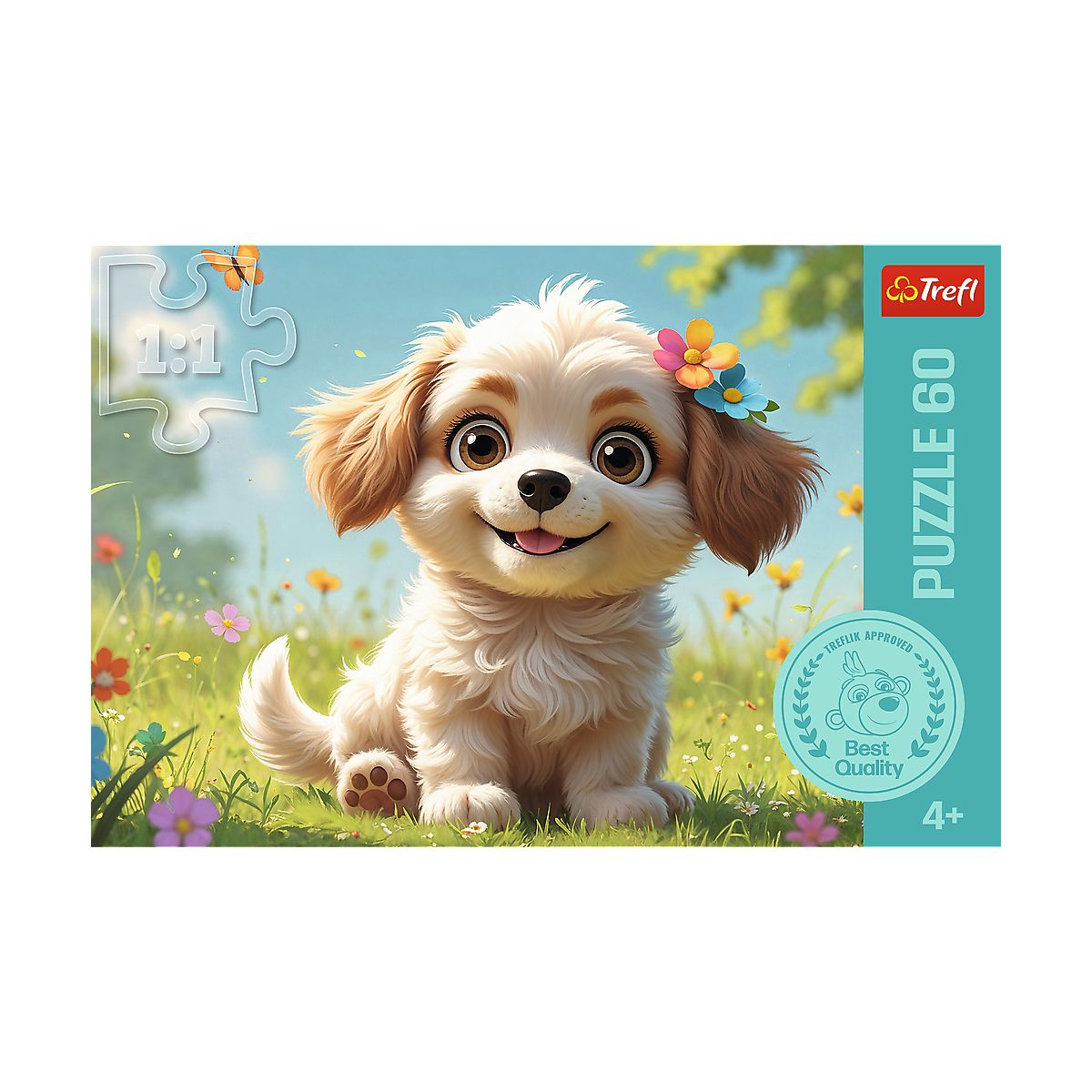 Puzzle Szczeniaczkiem być 60 el. Trefl (17408)