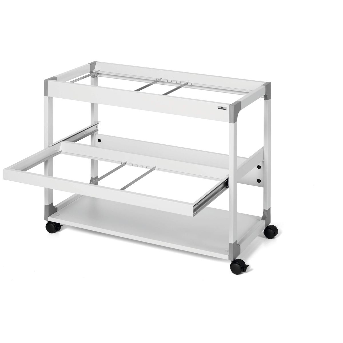 Pojemnik z szufladami Durable szary 4 szuflad (379210)