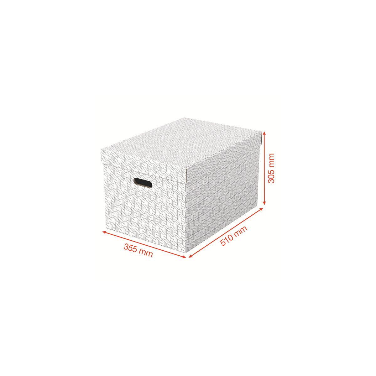 Pudło archiwizacyjne Home rozm. L białe karton [mm:] 355x510x 305 Esselte (628286)