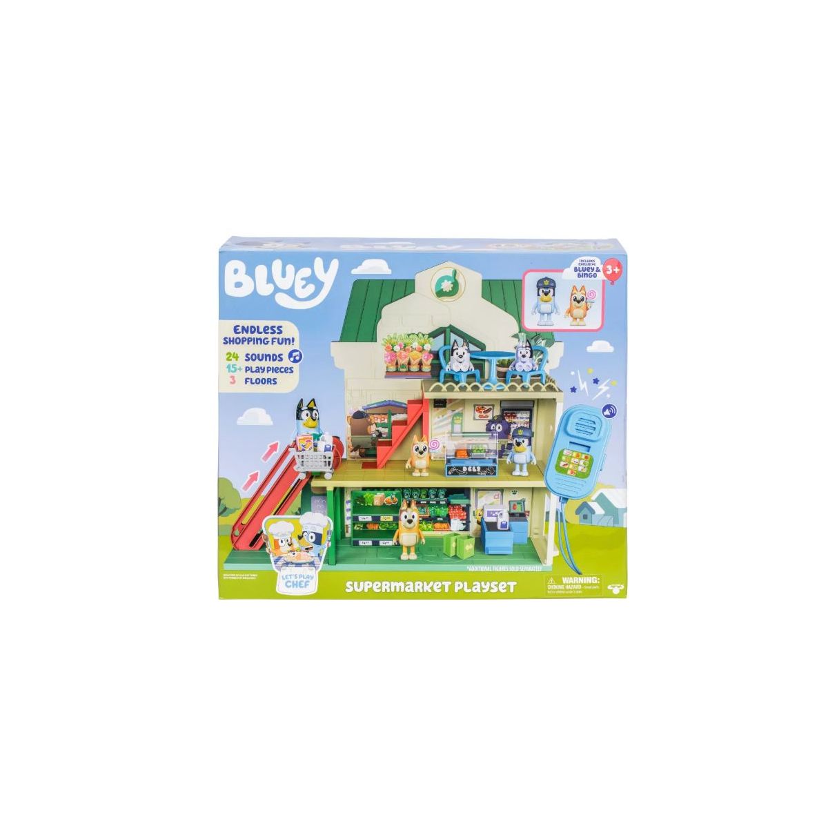 Figurka Bluey Blue supermarket wkład Tm Toys (BLU18918)
