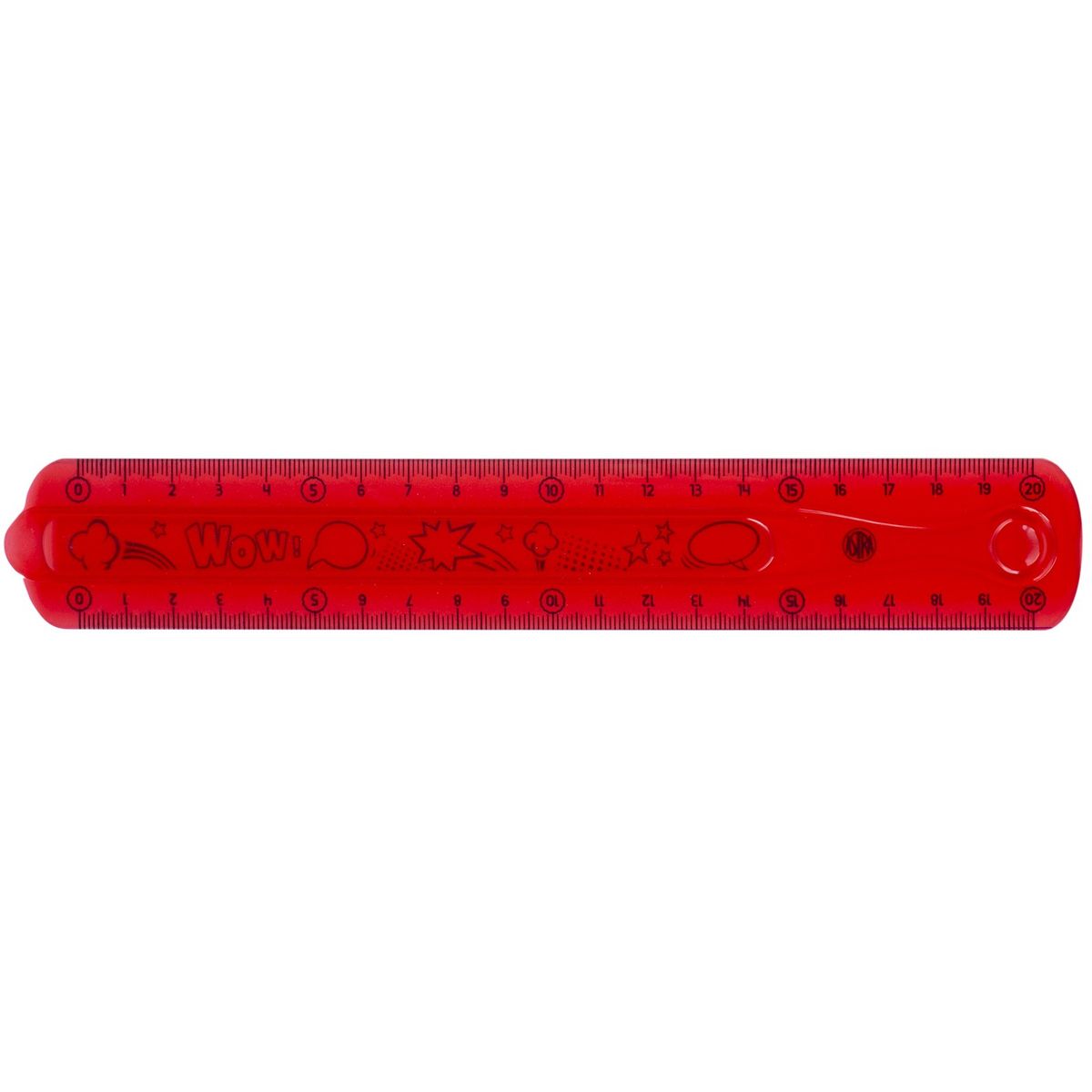 Linijka plastik Top 2000 FLEXI 20cm (424120003)