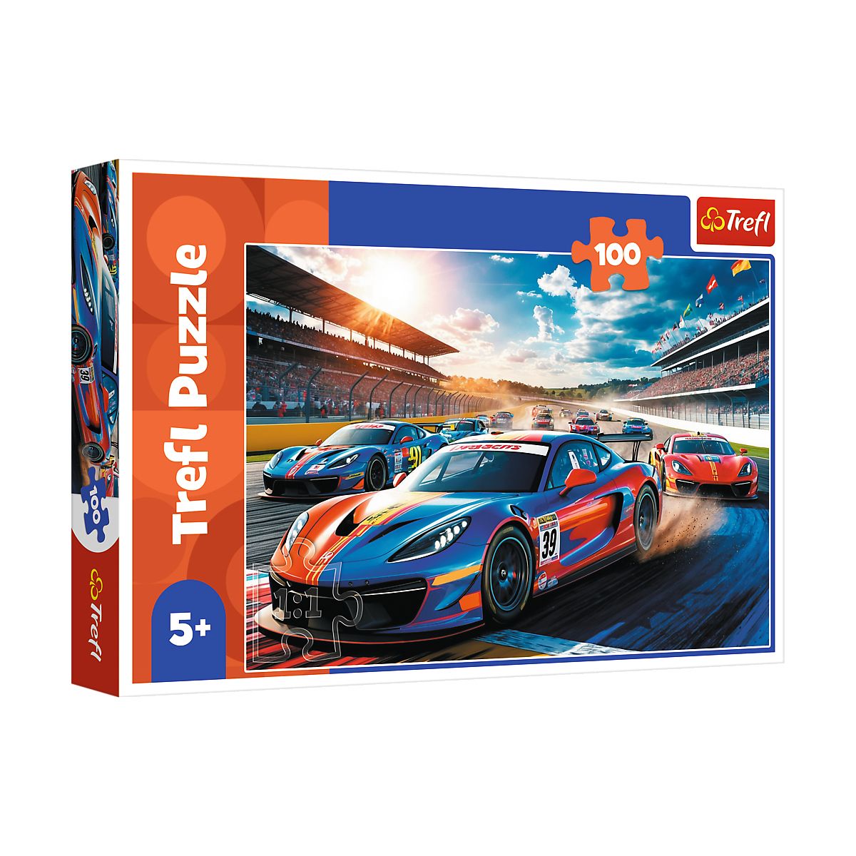 Puzzle Szybka wyścigówka 100 el. Trefl (17403)