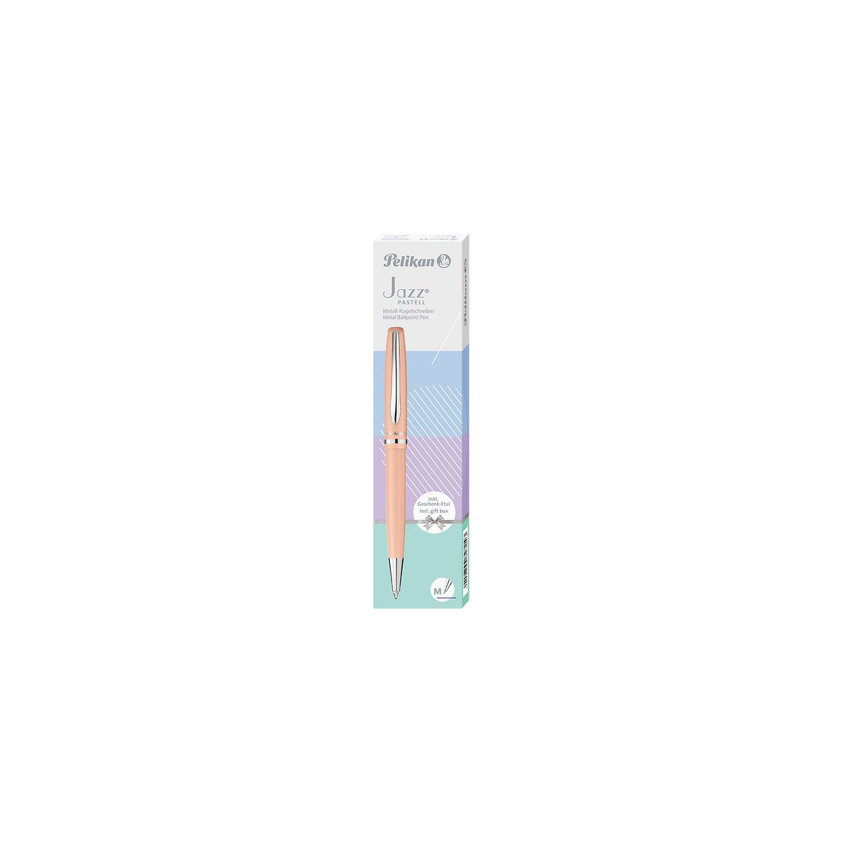 Długopis Pelikan Jazz Pastel Apricot etui niebieski (400197489)