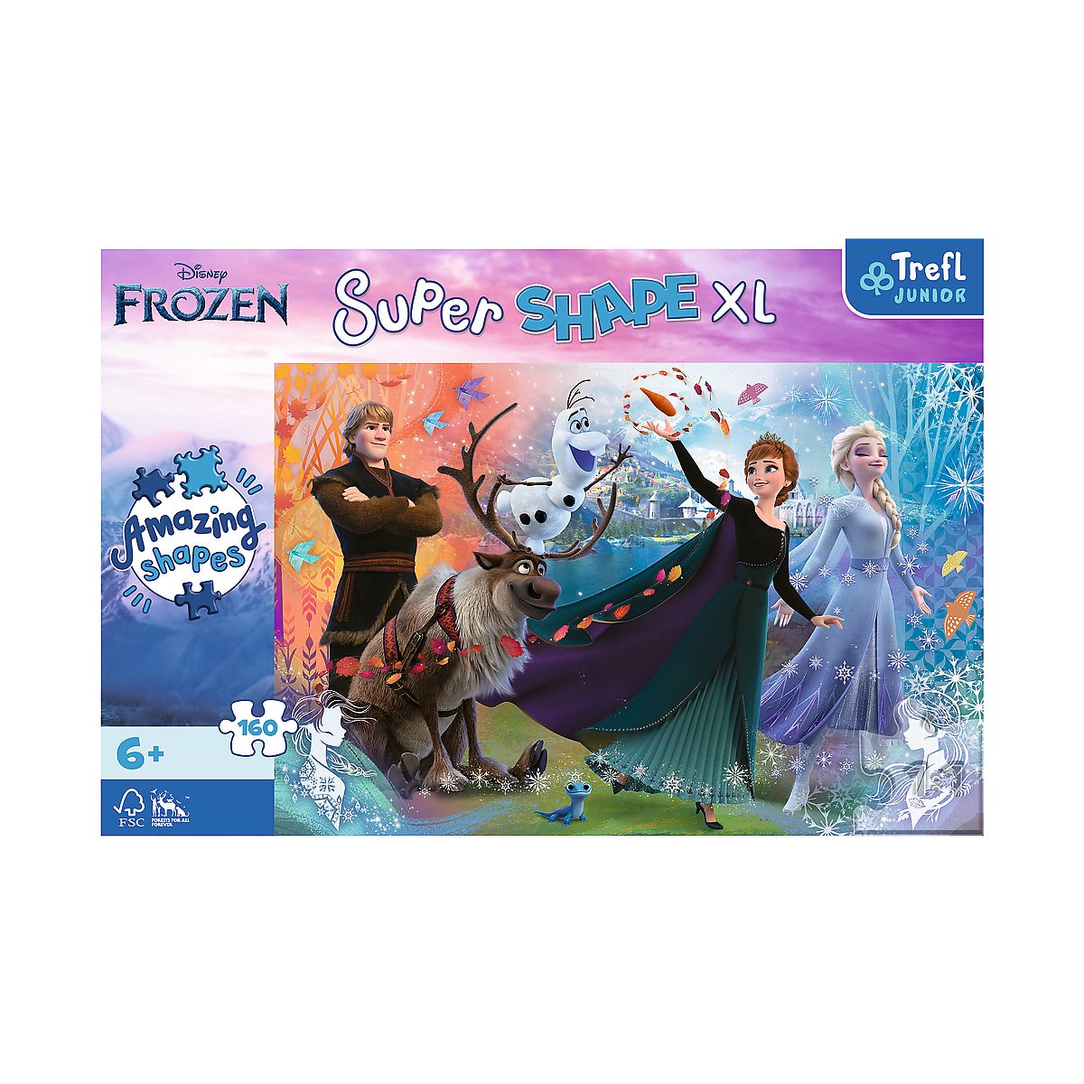 Puzzle Trefl Frozen XL Odkryj świat 160 el. (50022)