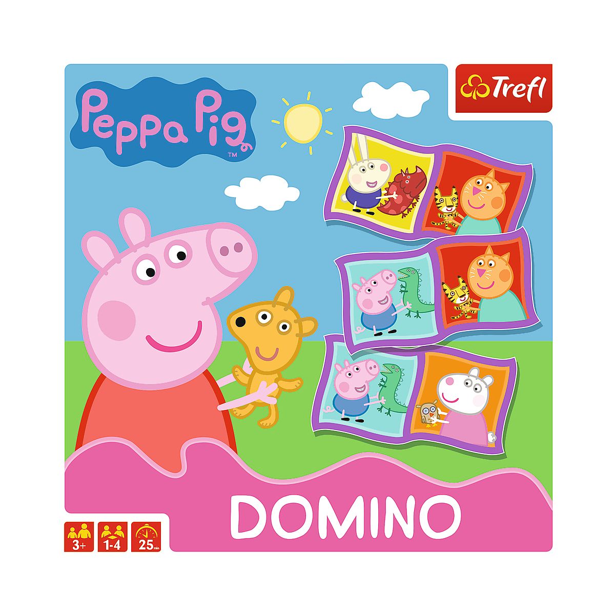 Gra strategiczna Trefl Peppa Domino (02066)