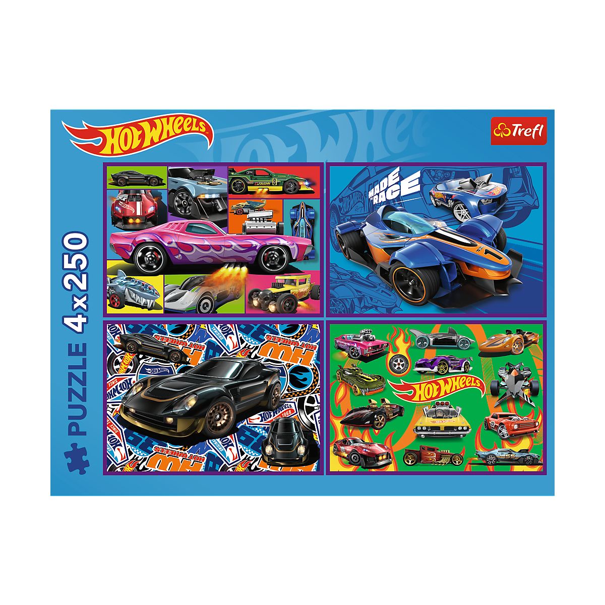 Puzzle Trefl Hot Wheels 4x250 el. (13312)