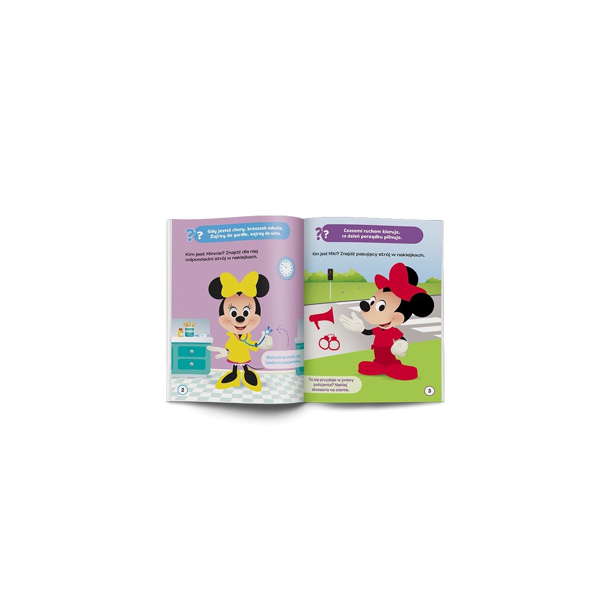 Książeczka edukacyjna Disney Maluch. Ubieranka. Kim jestem? Ameet (MUB 9201)