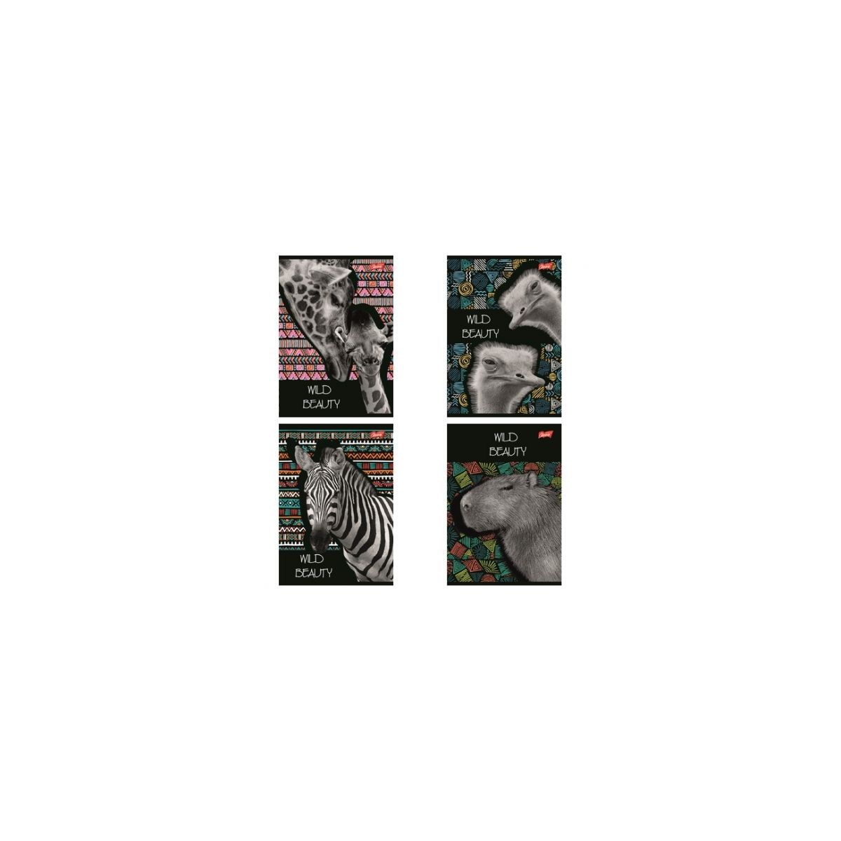Zeszyt Unipap Wild Beauty A5 60k. 70g krata