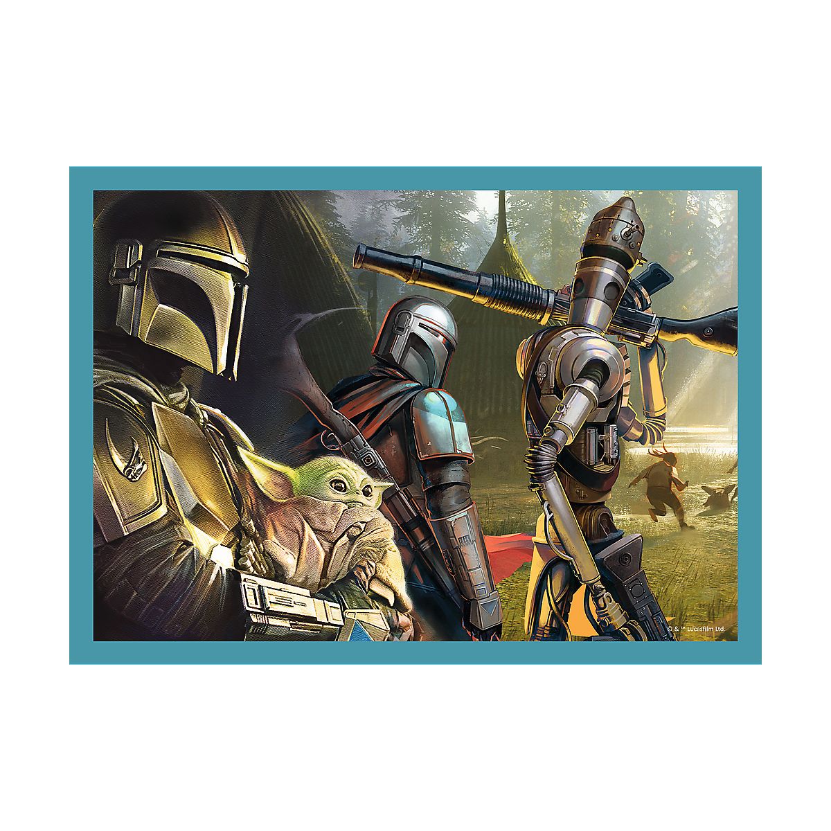 Puzzle Trefl Mandalorian 4w1 4w1 el. (34397)