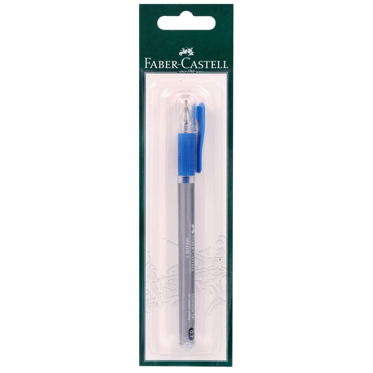 Długopis Speedx Titanum niebieski 0,7mm Faber Castell (KPL546251-FC-B1)