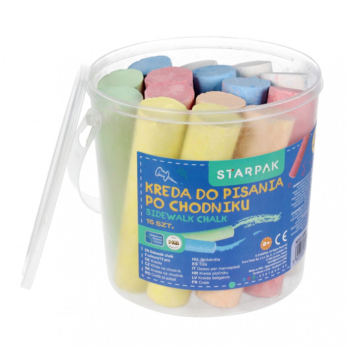 Kreda chodnikowa Starpak mix (559666) 15 sztuk