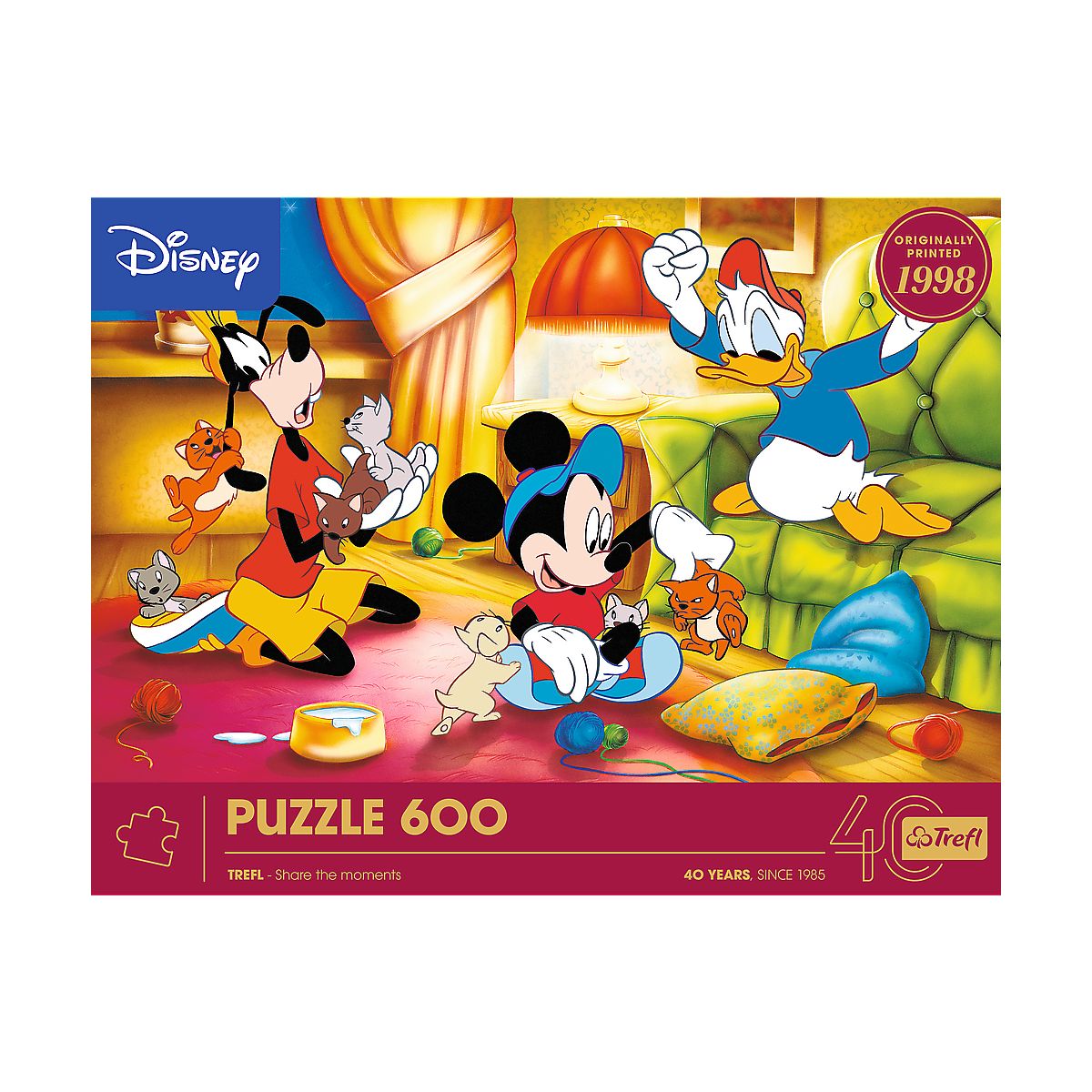 Puzzle Myszka Miki 40-lecie Trefl 600 el. Trefl (37601)