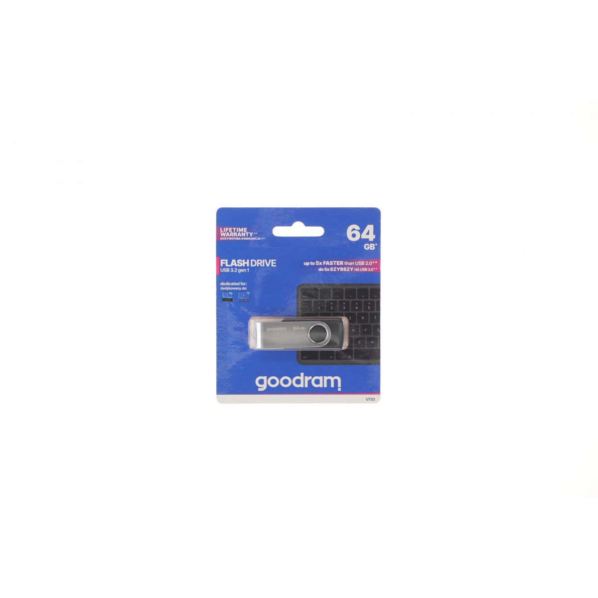 Pendrive Goodram 64GB (UTS3-0640K0R11)