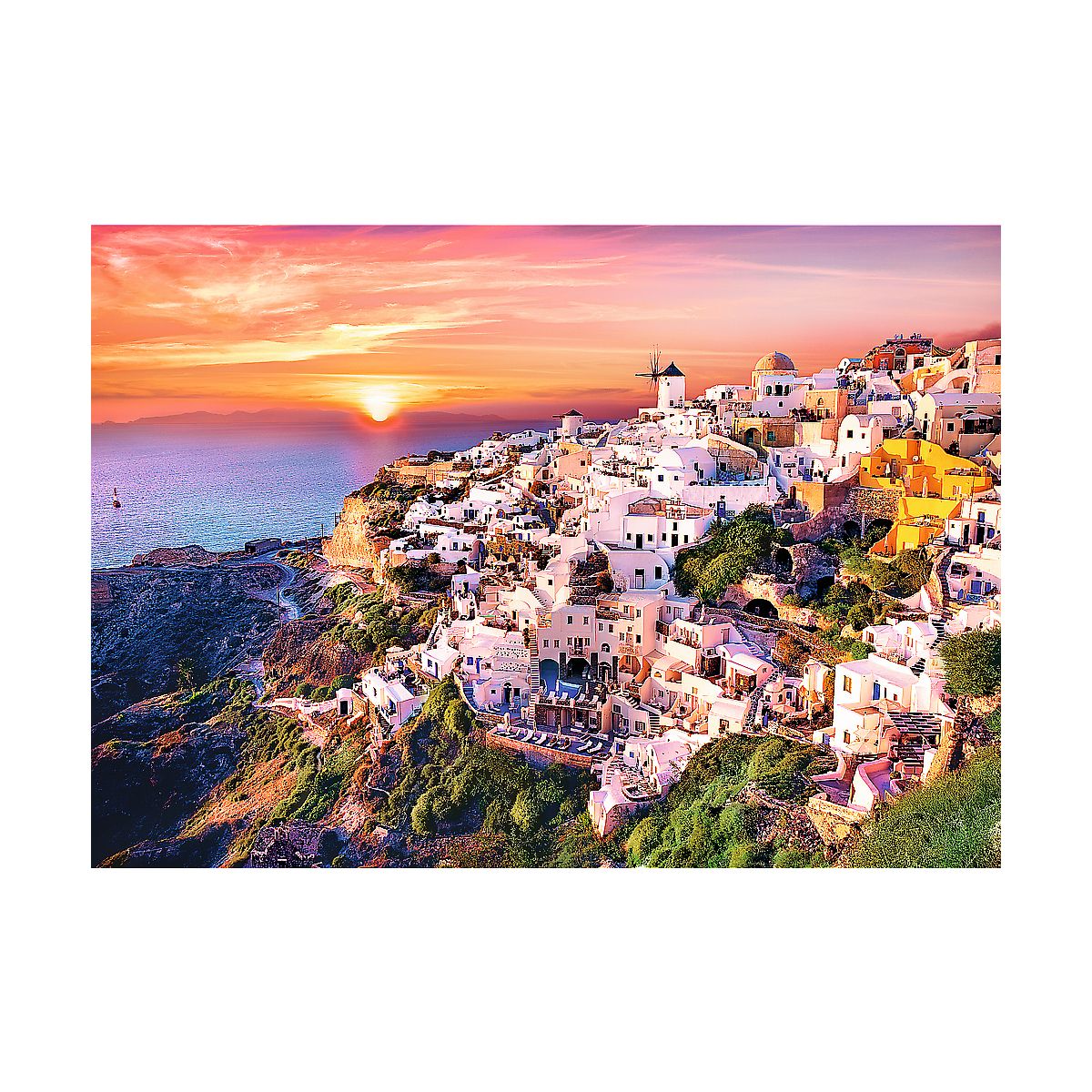 Puzzle Trefl ZACHÓD SŁOŃCA NAD SANTORINI 1000 el. (10435)