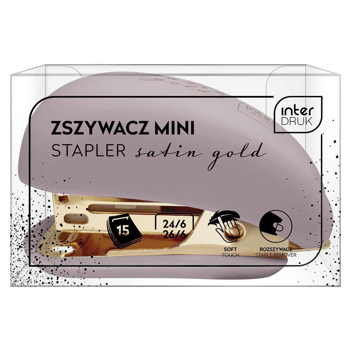 Zszywacz Yn-teen Satin Gold mix 15k