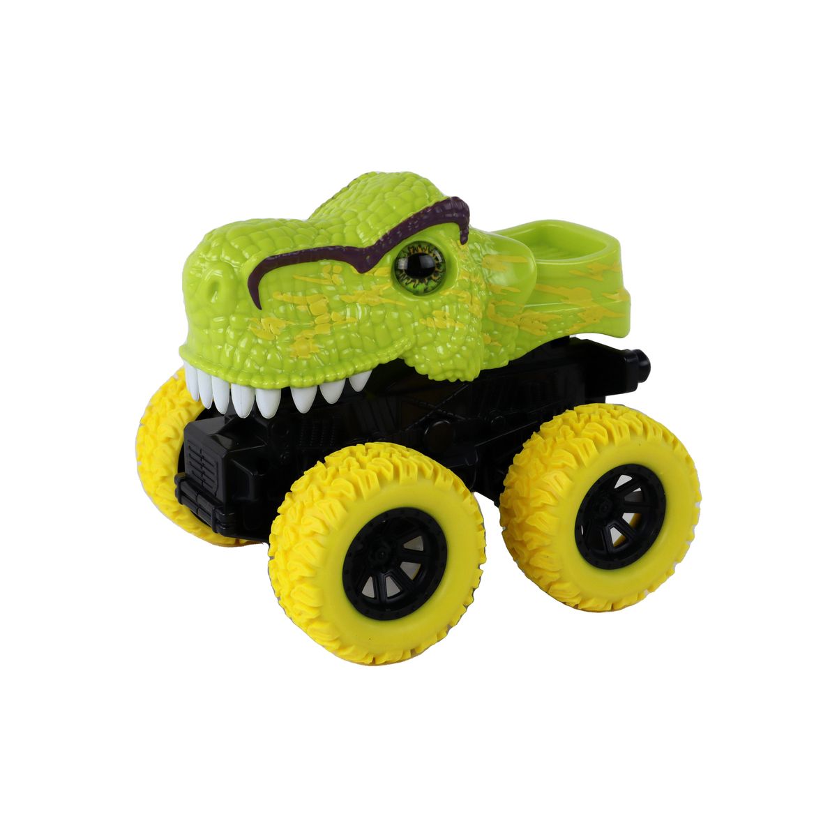 Pchacz Pojazd Terenowy Tyranozaur Rex Gumowe Koła Zielony Lean (16267)