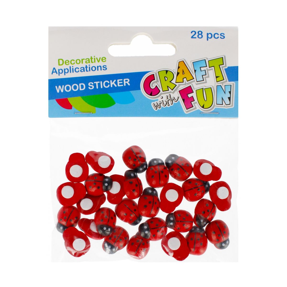 Ozdoba drewniana Craft with Fun Biedronki (501441)