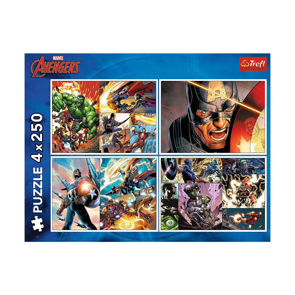 Puzzle Trefl Avengers 4x250 el. (13309)