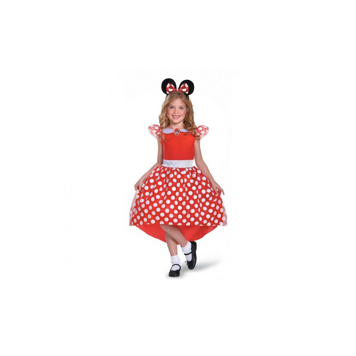 Kostium Godan Red Minnie Classic - Minnie Mouse (licencja), rozm. S (5-6 lat) (129399L-EU)