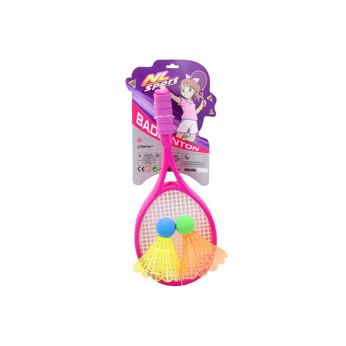 Rakieta do badmintona Trifox 46cm z lotkami (A-0512)