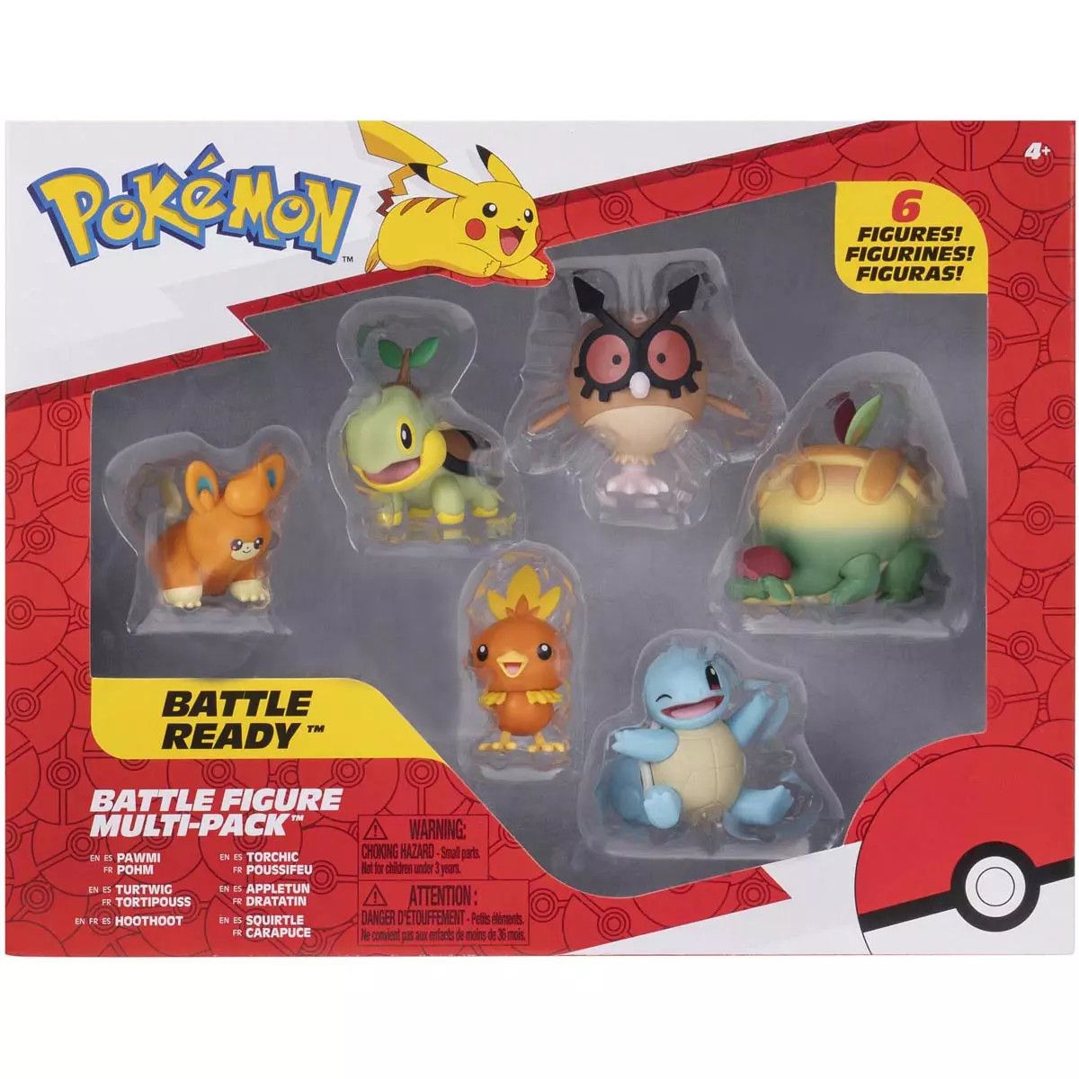 Figurka Orbico Sp. Z O.o. Pokemon Bitewne 6Pak Seria 9 (PKW4098)