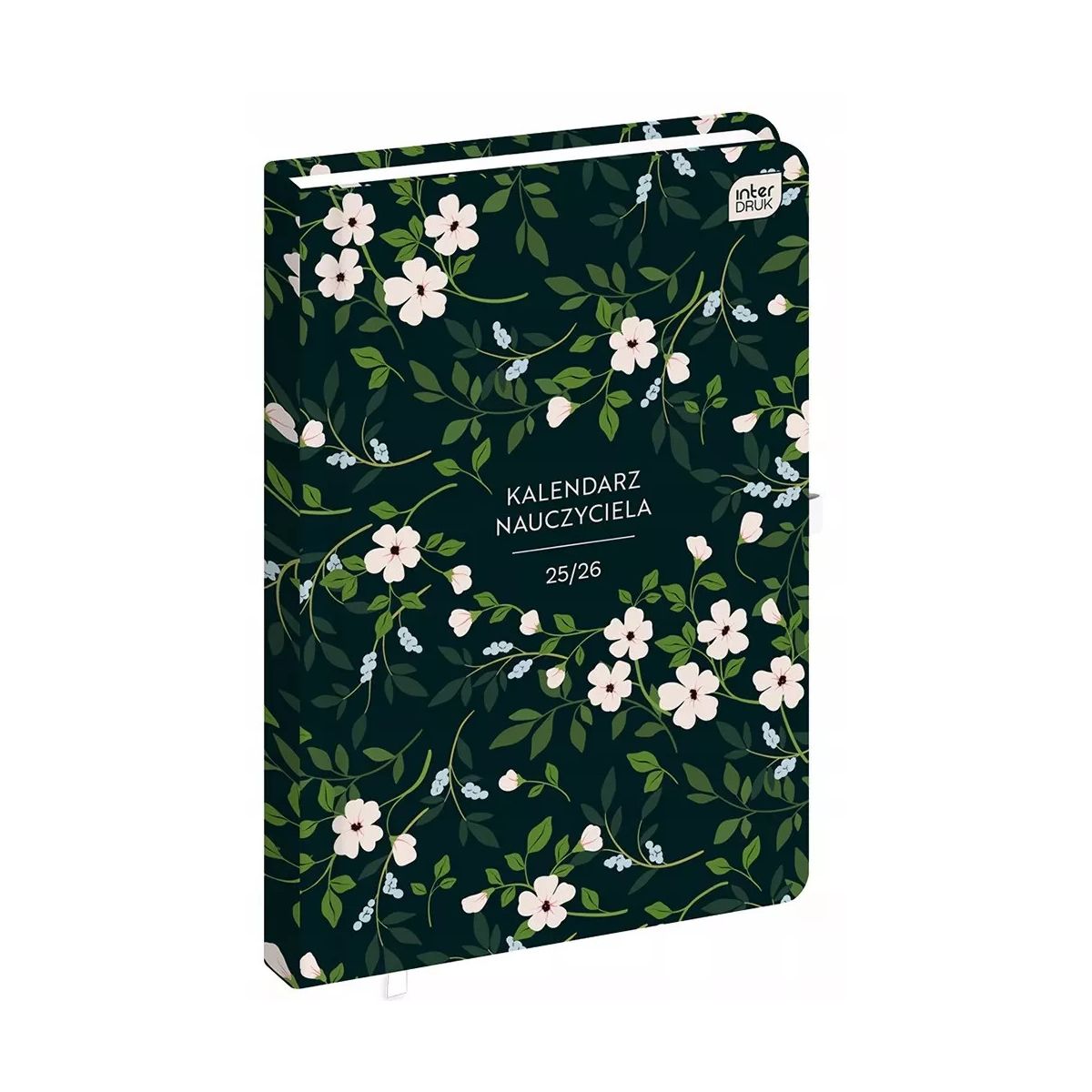 Kalendarz książkowy (terminarz) Interdruk DARK FLOWER 192 stron A5