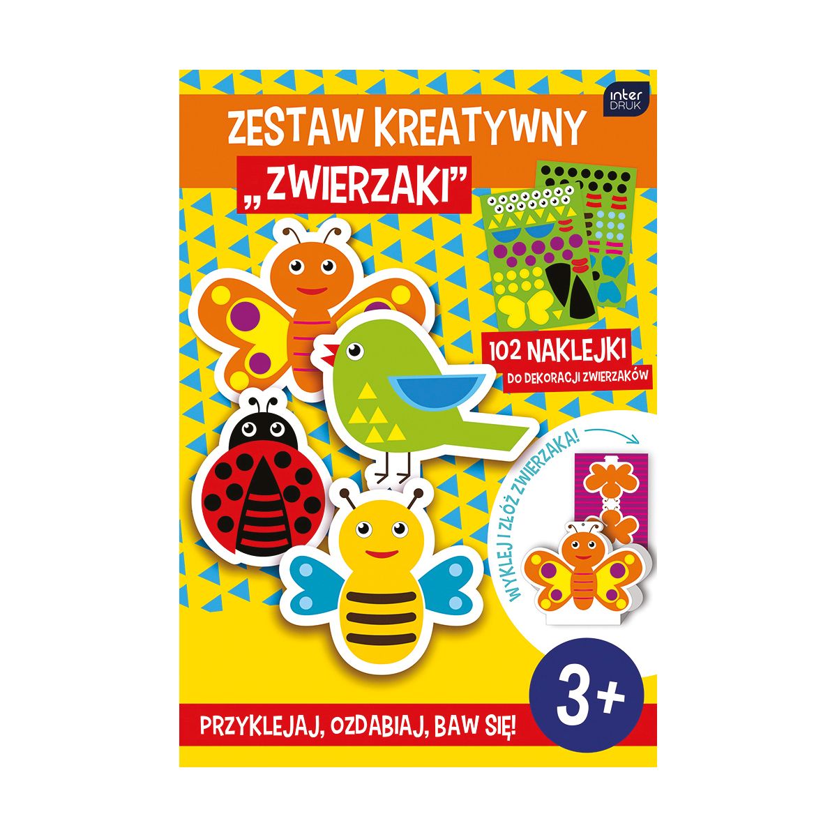 Zestaw plastyczny Interdruk Zwierzaki (ZESKREZWI)