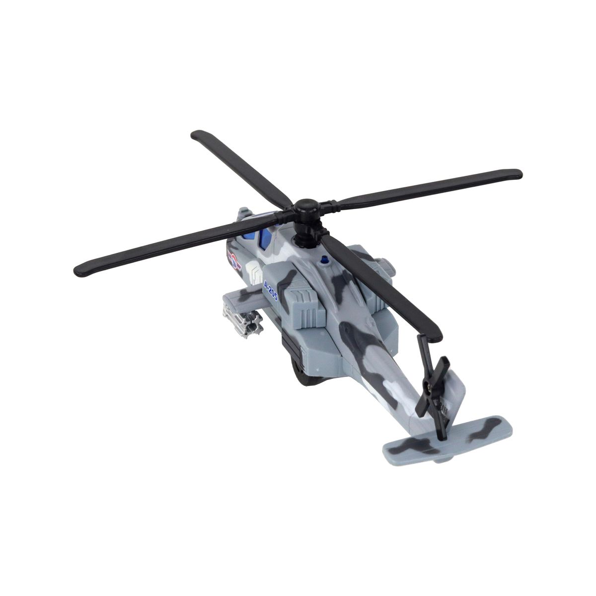 Helikopter Wojskowy Śmigłowiec Militarny Aluminiowy Mix Dźwięk Światła Lean (16530)