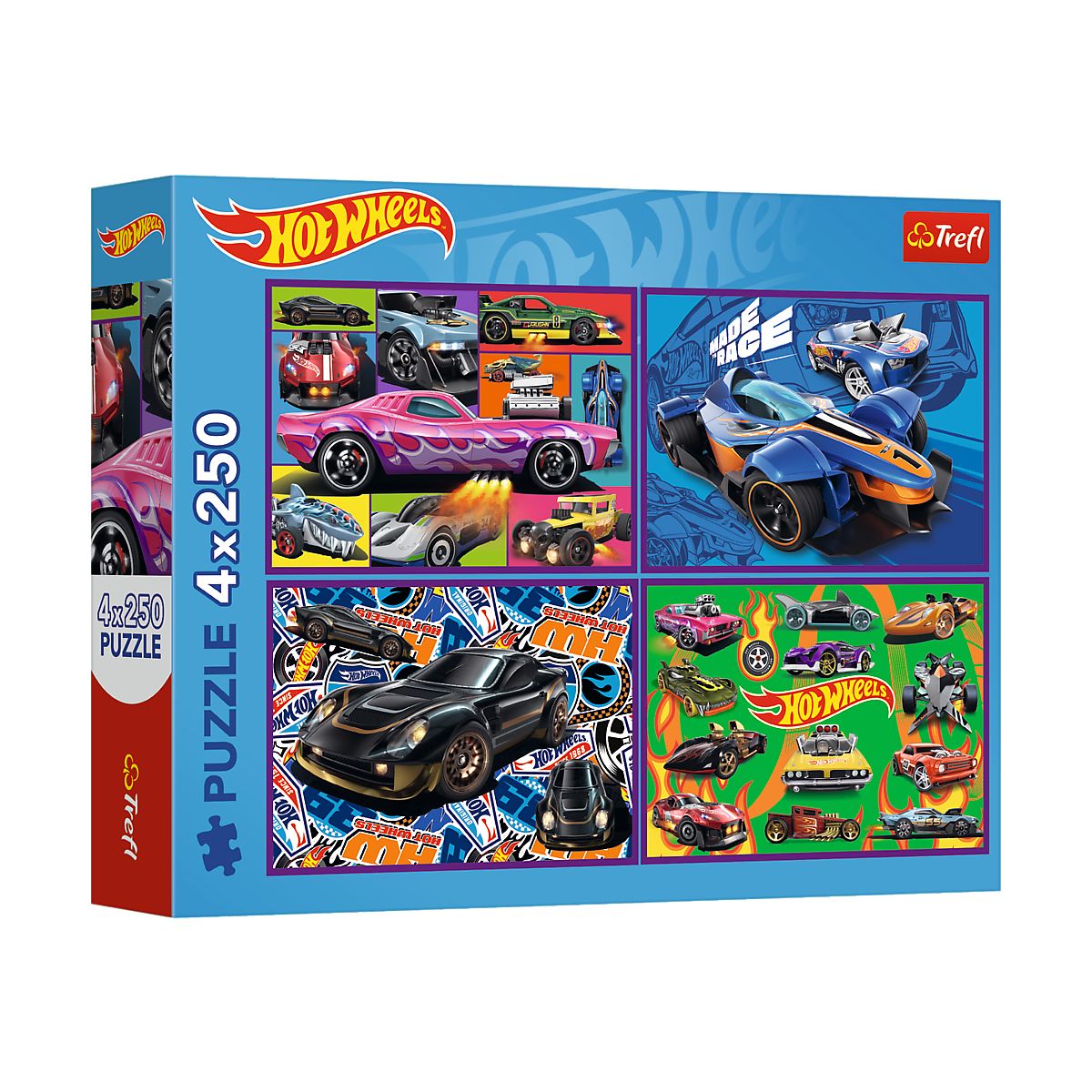 Puzzle Trefl Hot Wheels 4x250 el. (13312)