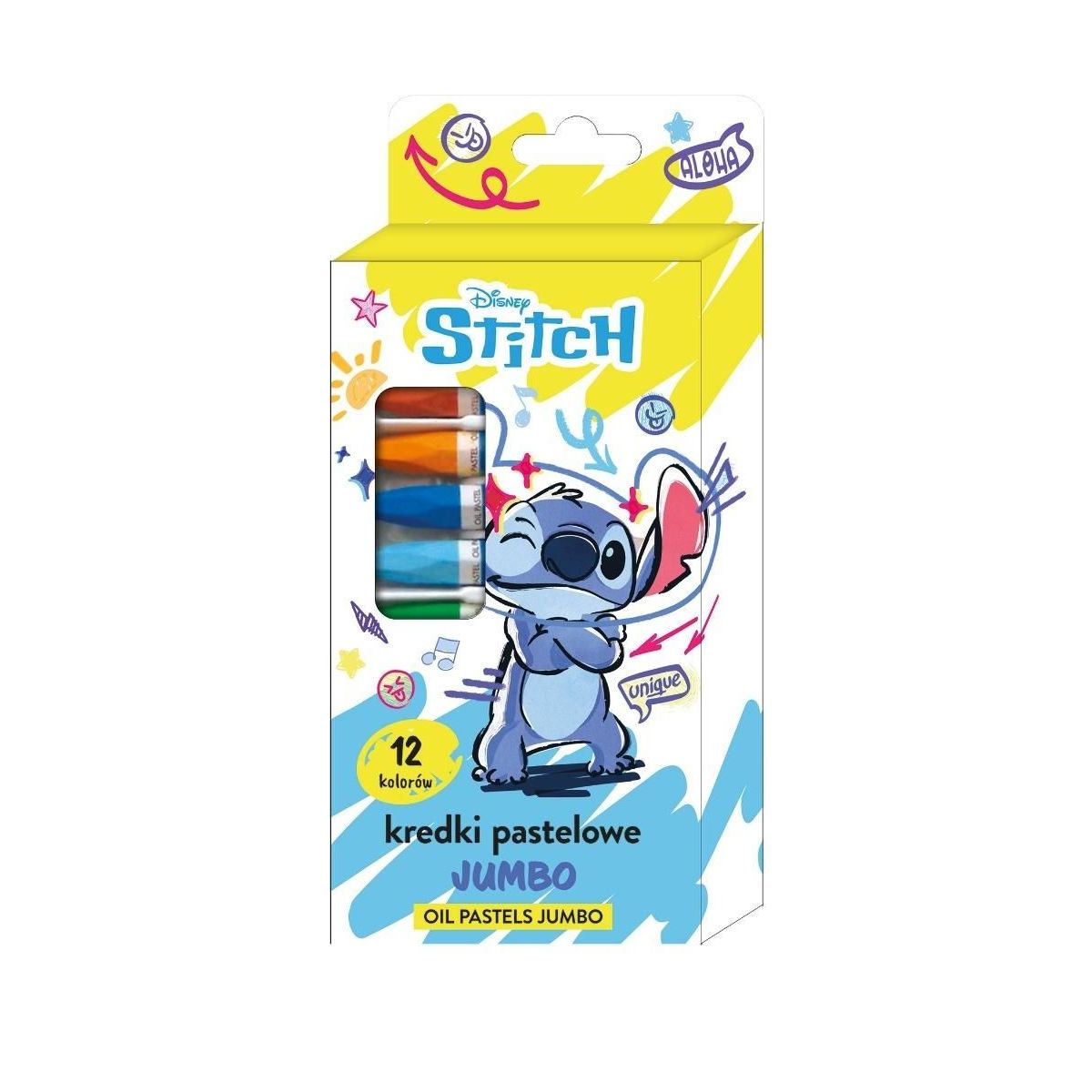 Pastele olejne Beniamin Stitch 12 kol.