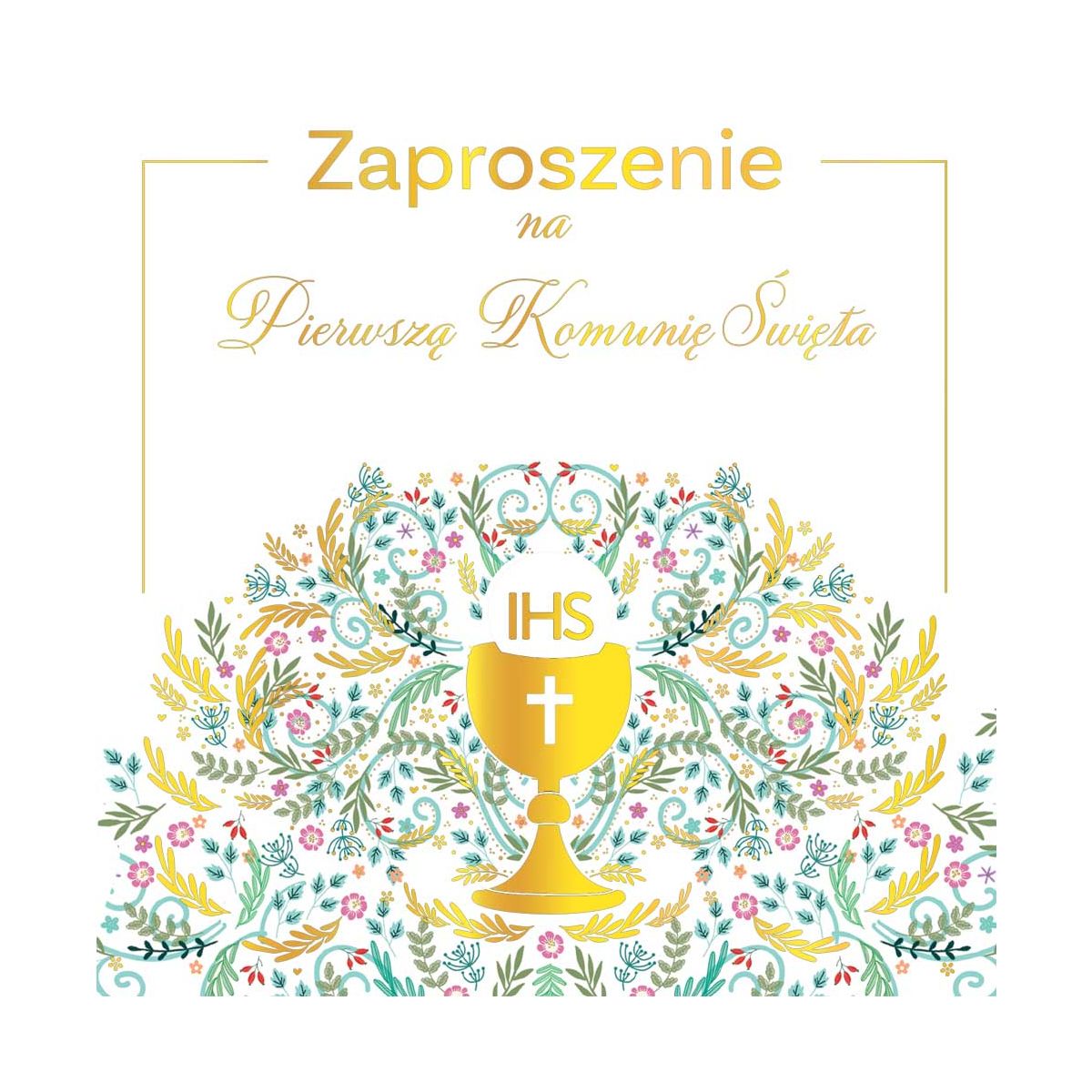 Zaproszenie Henry KW Komunia PATTERN (5905701485482)