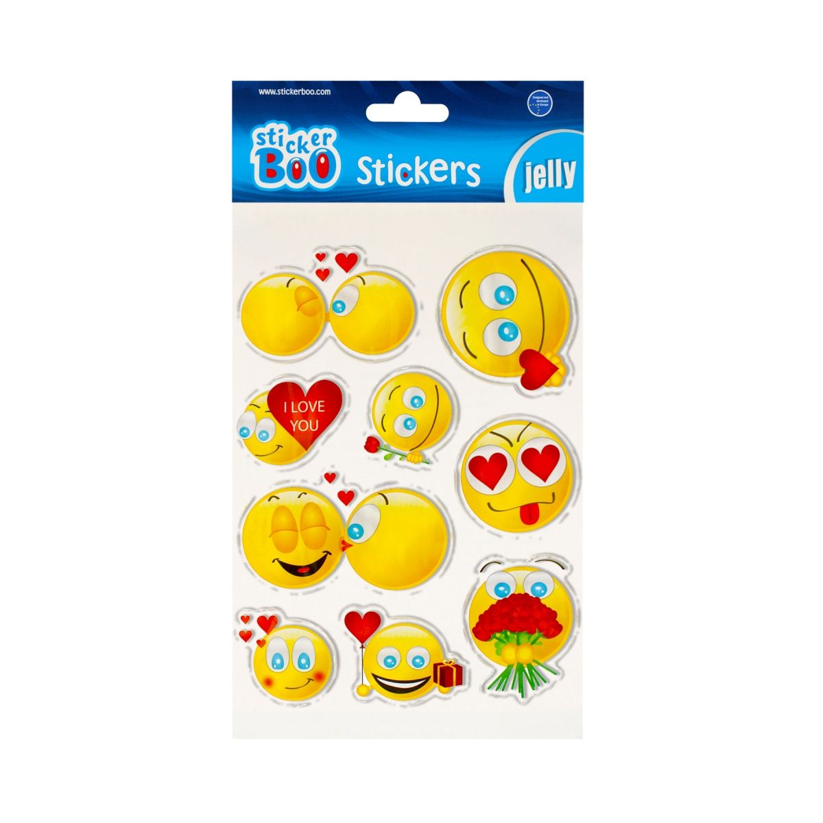 Naklejka (nalepka) Stickerboo S-Boo Jelly Emotikony (493720)