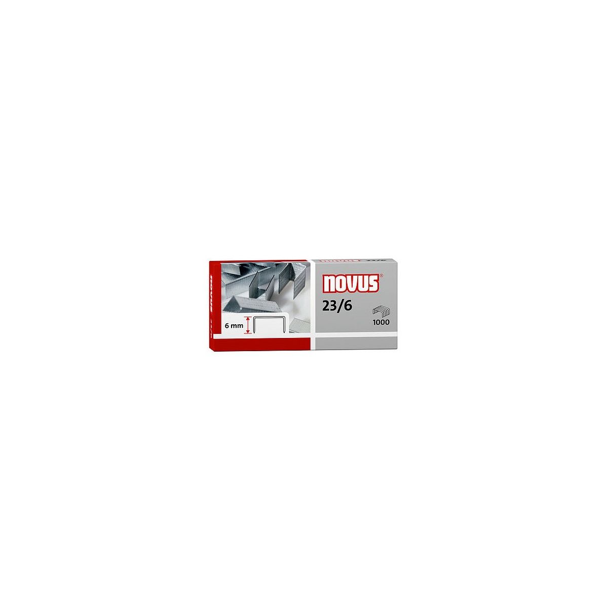 Zszywki 23/6 Novus 1000 szt