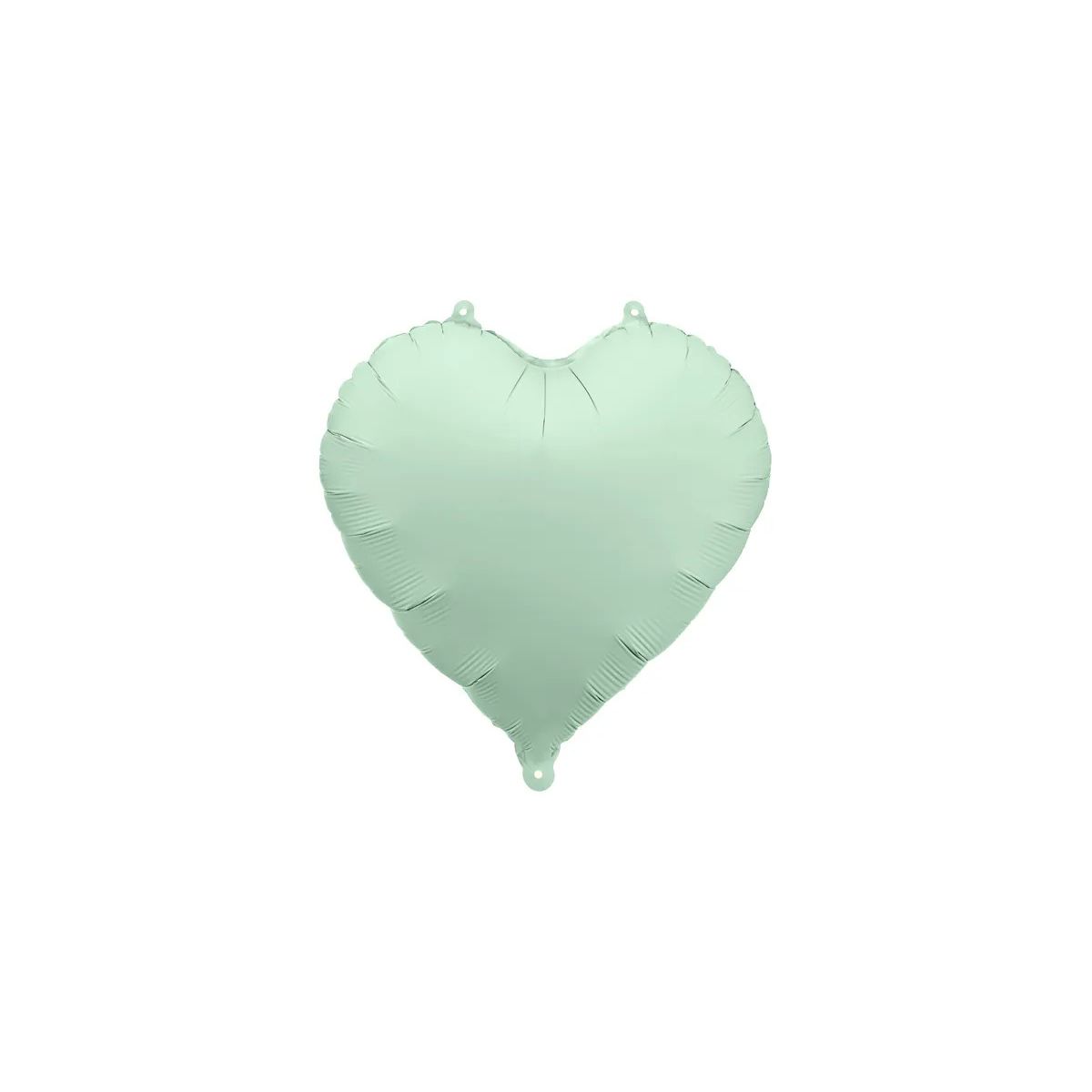 Balon foliowy Partydeco serce zieleń, 45cm 18cal (FB9T-012)