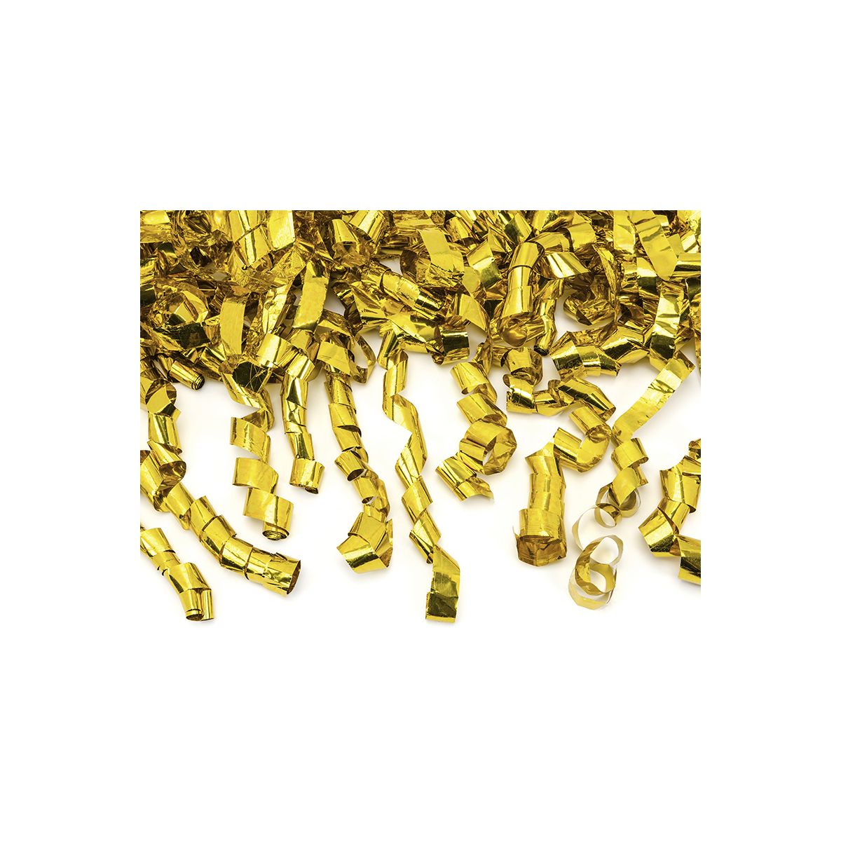 Tuba strzelająca z serpentynami, złoty, 80cm Partydeco (TUKSE80-019M)