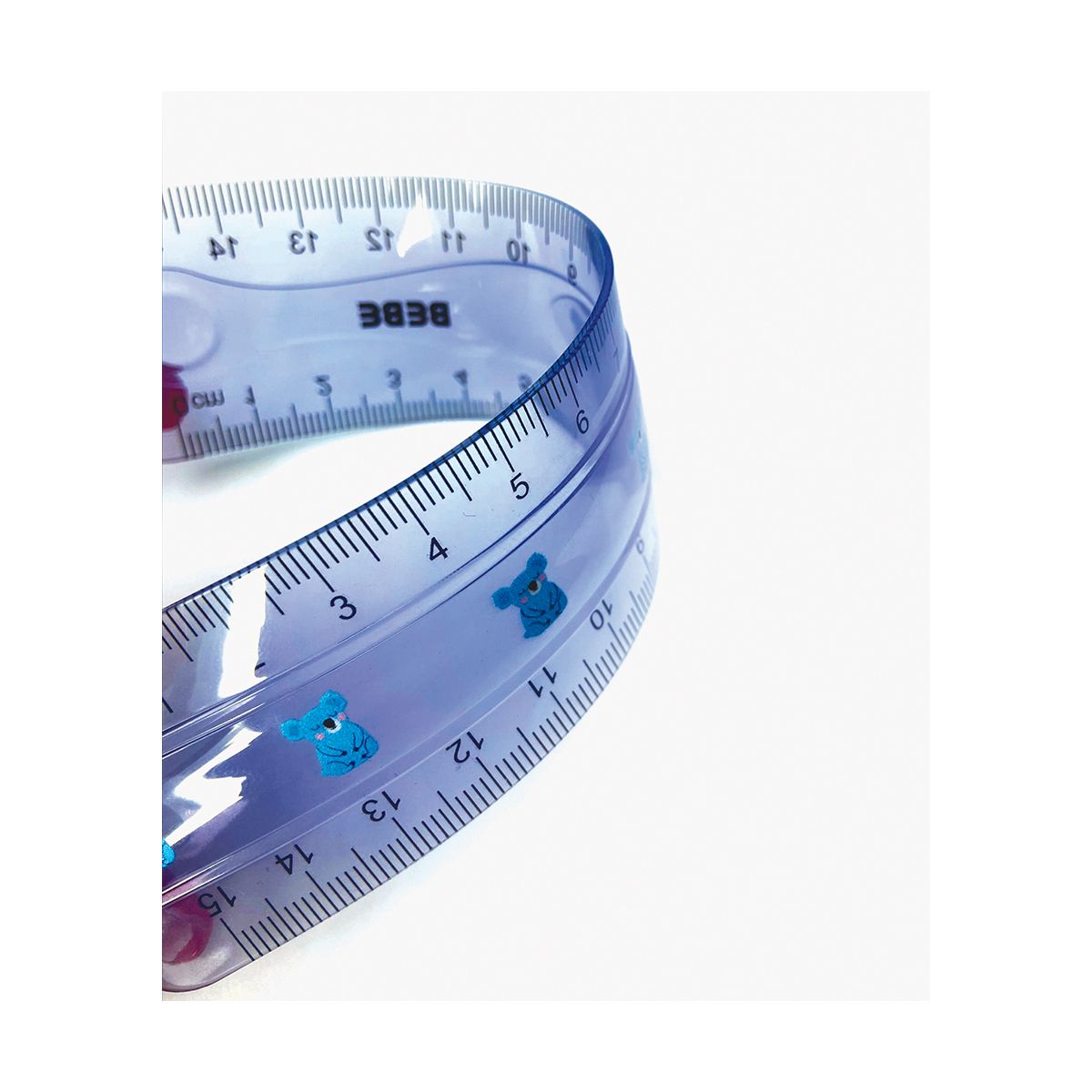 Linijka gumowa BB KIDS BB Kids flex 15cm Interdruk (15 cm)